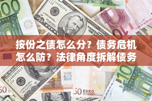 北京按份之债怎么分？债务危机怎么防？法律角度拆解债务分配与风险自保指南
