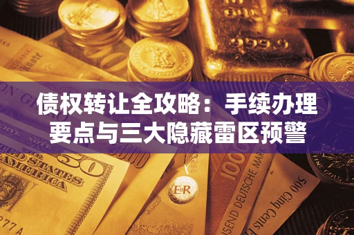 北京债权转让全攻略：手续办理要点与三大隐藏雷区预警