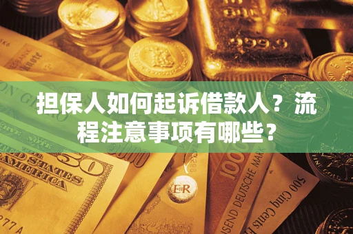 北京担保人如何起诉借款人？流程注意事项有哪些？